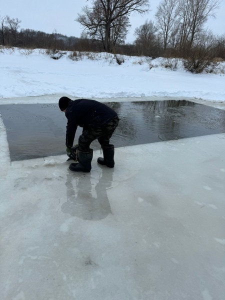 В экопарке продолжаются работы по возведению Елочного городка копия